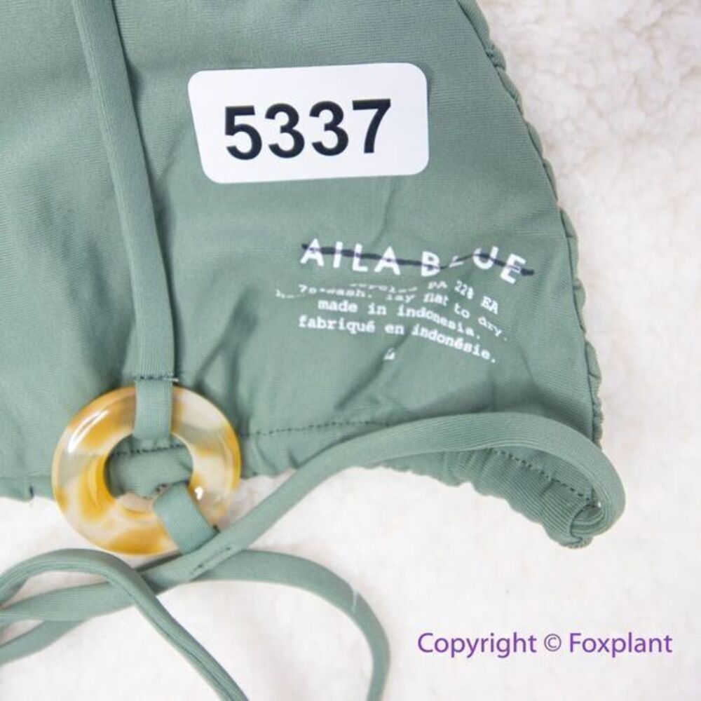 NEW Aila Blue Free People Soraya‎ Bikini Top, green, size L - Picture 8 of 10